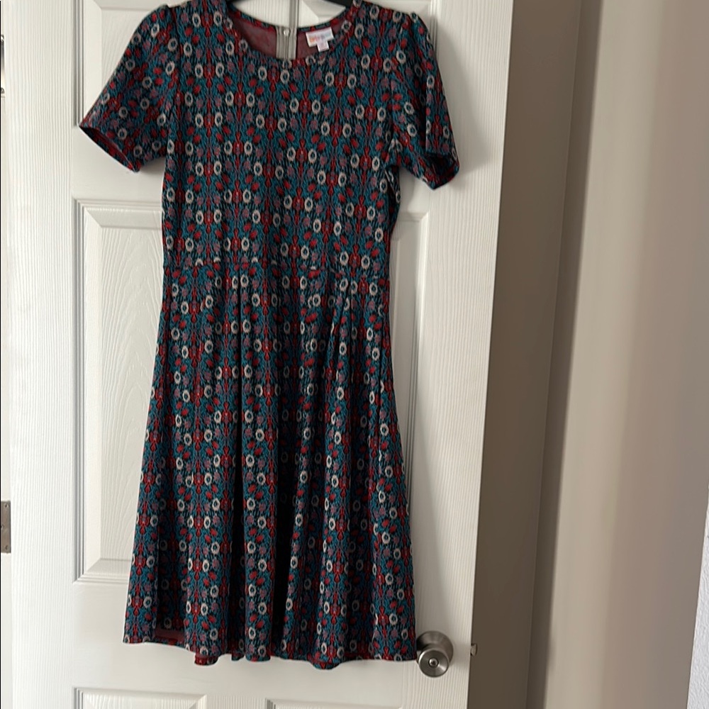 Lula Roe Floral Patterned Dress - Multicolor